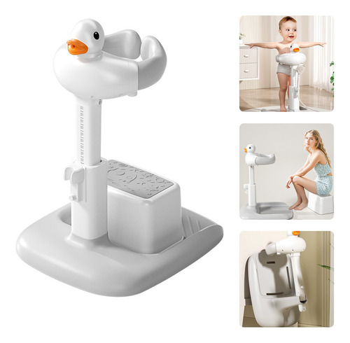 Soporte De Bañera Plegable Para Bebé Con Taburete