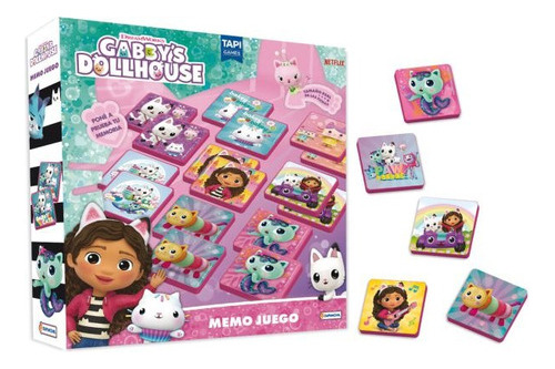 Memo Test Juego De La Memoria Gabby Dollhouse