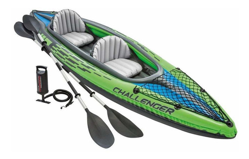 Imagen 1 de 1 de Intex Challenger K2 Kayak, Kayak Inflable Para 2 Personas