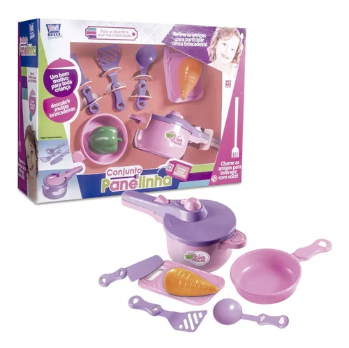 Conjunto De Brinquedos De Cozinha De Plástico Infantil De 8 Peças