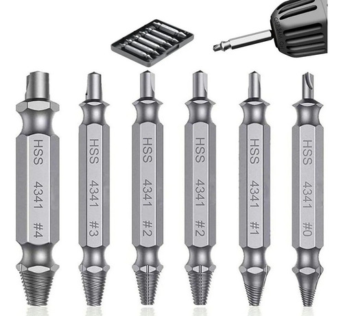 Extrator Remove Removedor De Parafuso Varredura De Parafuso