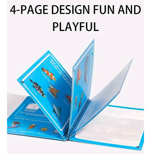 Hj Libro Mágico De Dibujo Acuático For Niños, Juguete