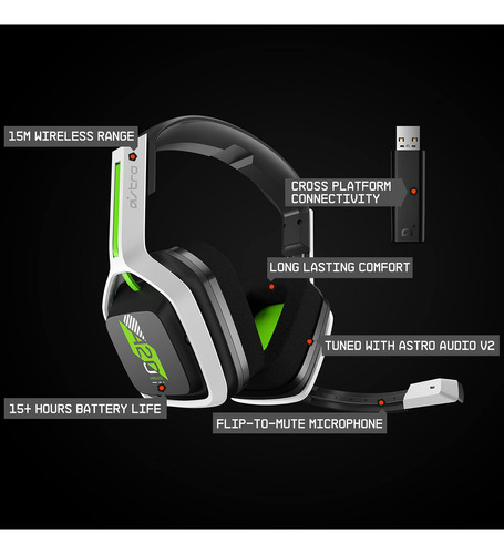 Auriculares Astro Gaming A20, Inalambricos, Dolby Atmos