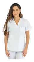 Comprar Blusa Mujer Cloth Industrial Antifluidos Stretch Blanco