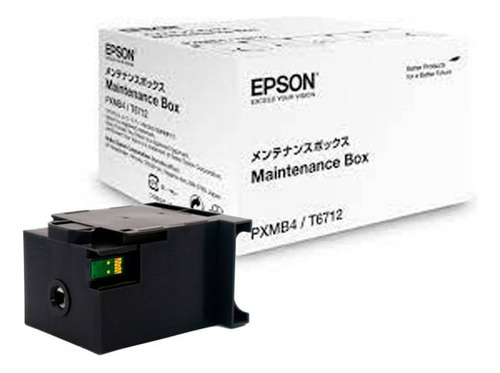 Caja De Mantenimiento Epson T6712 Para Wf6090 6590 8090 8590