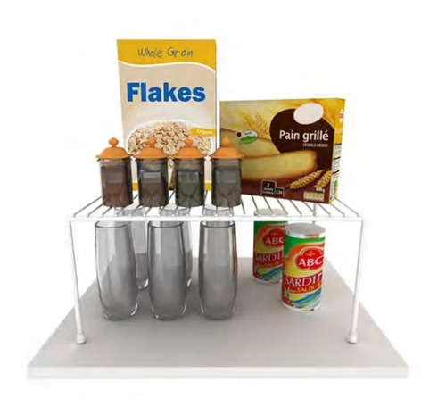 Imagen 1 de 3 de Organizador Para Armario Mediano Negro Alacena Aéreo Cocina