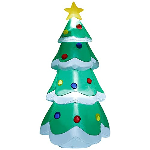 Árbol De Navidad Inflable De 5 Pies Luces Led Fiestas ...