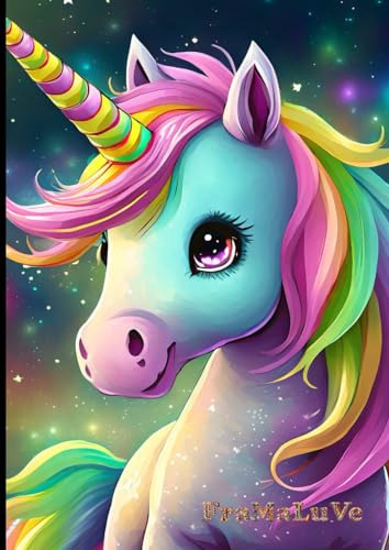 Cuaderno Cuadriculado: Unicornio