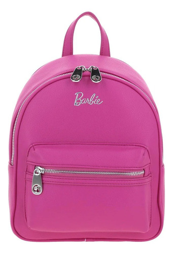 Mochila Rosa Barbie By Gorett Mujer Backpack Br24016-p