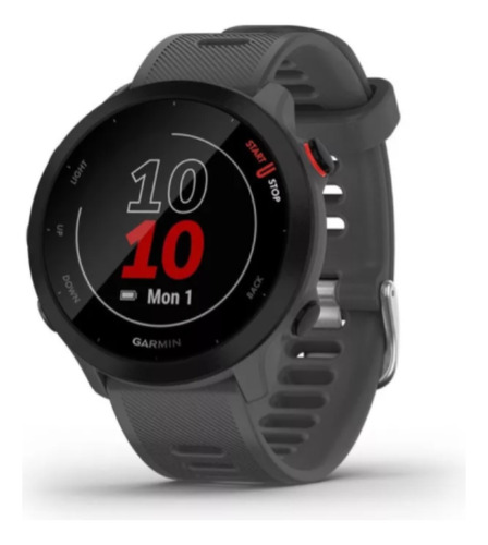 Garmin 165 Névoa Gps 4gb Monitor Cardíaco Garantia 1 Ano Nf Cinza-escuro Mesh Cinza-escuro Cinza-escuro