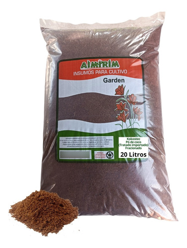 Fibra De Coco Kokostec Para Plantio E Germinação - 20 Litros