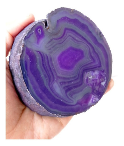 Laja De Ágata Teñida Azul, Rosa, Morado