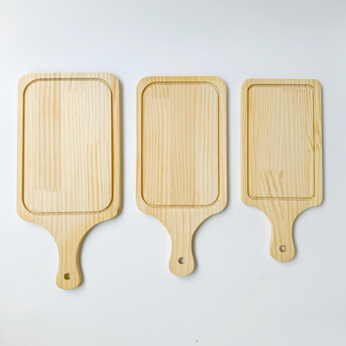Jy Bandeja Para Servir Tabla De Cortar De Madera, Tabla De L