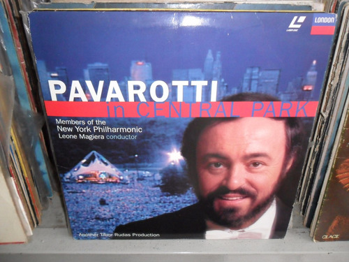Laserdisc  Pavarotti  In Central Park 