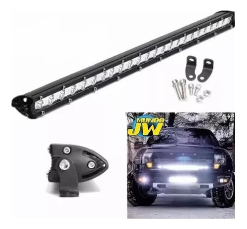 Barra Ultra Slim De 48 Leds 144w 130 Cm Spot Off Road 4x4 