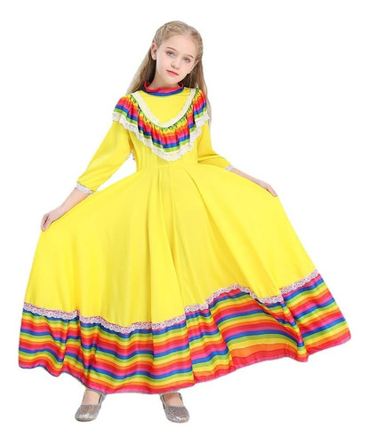 Nlzi Vestido Tradicional Mexicano Para Niñas Traje De Señori