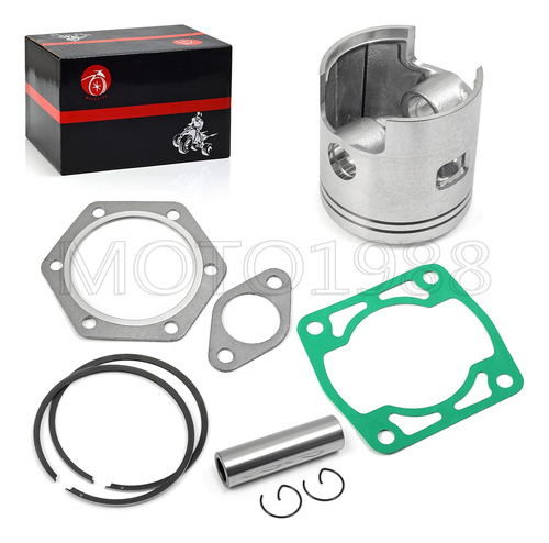 Kit De Anillos De Pistón Y Pistón Y Junta Para Ezgo 2 Ciclos