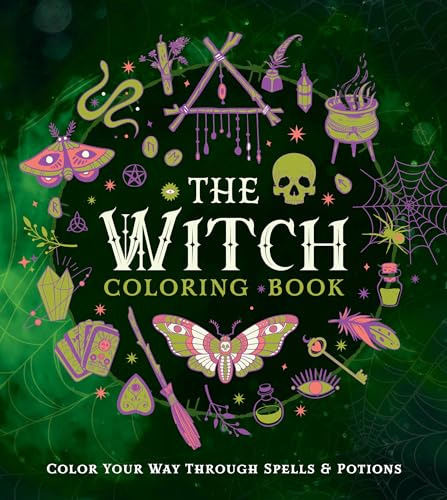 Libro The Witch Coloring Book De Various Authors  Quarto Boo