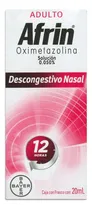 Comprar Afrin Oximetazolina Descongestionante 12 Horas Adulto 20 Ml