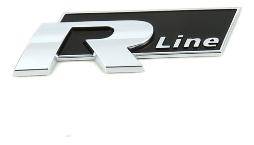 Logo Rline Emblema Para Volkswagen R Line 7.4x2.4cm