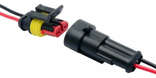 Conector De Fio Elétrico Impermeável De 5 Pares De 2 Pinos S