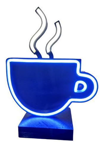 Luminária Neon Led - Xícara / Café / Chá