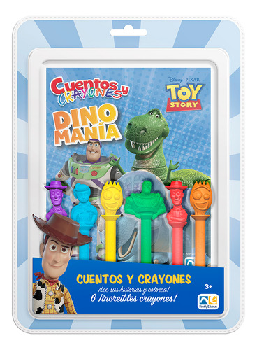 Cuentos Y Crayones Toy Story / Pd., De Novelty Ediciones., Vol. 1. Editorial Novelty Ediciones Infantil, Tapa Dura, Edición 01 En Español, 2021