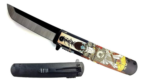 ~? Falcon Spring Assisted Open Pocket Folding Knife Con Mang