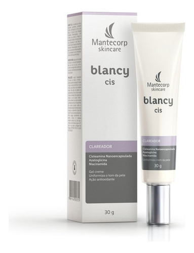 Gel Creme Clareador Facial Blancy Cis 30g Mantecorp Momento de aplicação Dia/Noite Tipo de pele Todo tipo de pele