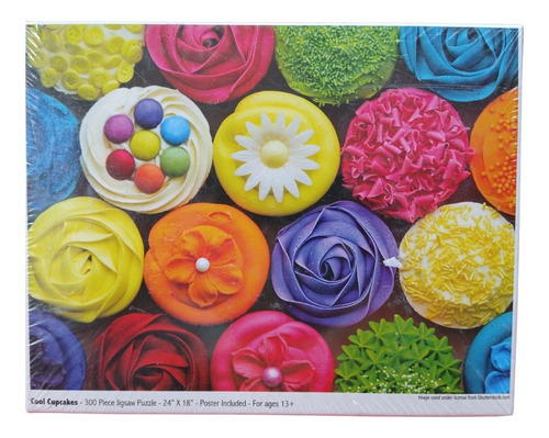 Rompecabezas Cool Cupcakes 300 Piezas 61 X 45 Cm