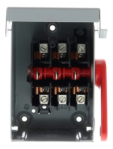 Interruptor De Seguridad 2 X 30a 240v Nema 1 S/porta Fusible