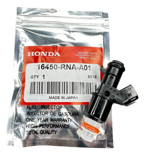 Inyector Honda Accord 2003-2007 Motor 2.4 (16450-raa-a01)