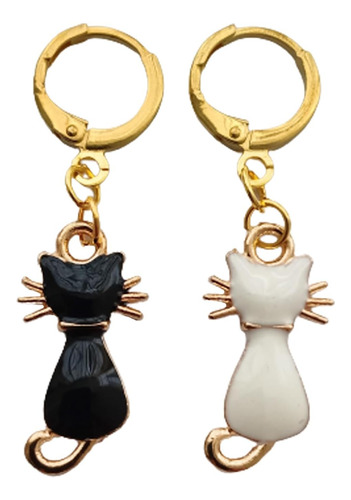 Lindos Aretes Colgantes Con Forma De Palanca De Gato, Aretes