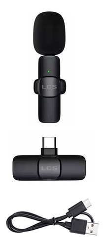 Imagen 4 de 4 de Micrófono Inalámbrico Corbatero Usb-c Ls-m Lcs