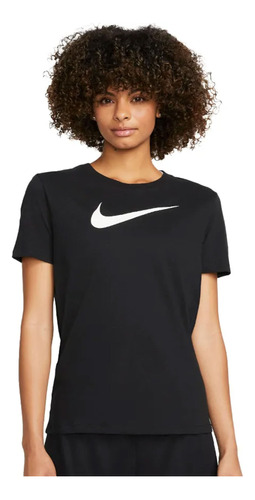 Nike Camiseta Tee Mujer Nike W Nk Df Tee Swoosh Fd2884-010 N