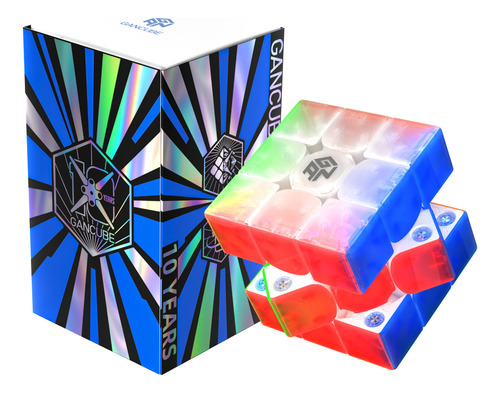 Gan 356 M E Uv Rubik's Cube 3x3 Cubo Magnético 10