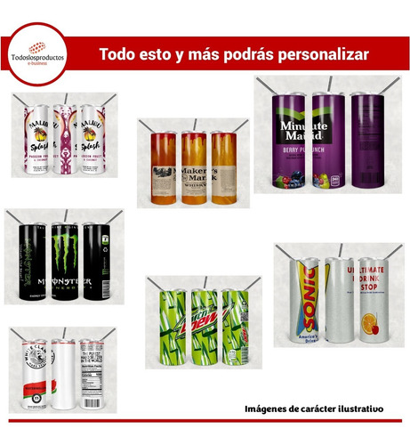 Plancha Para Termos Skinny Python Tlp Sublimar Botella Tarro