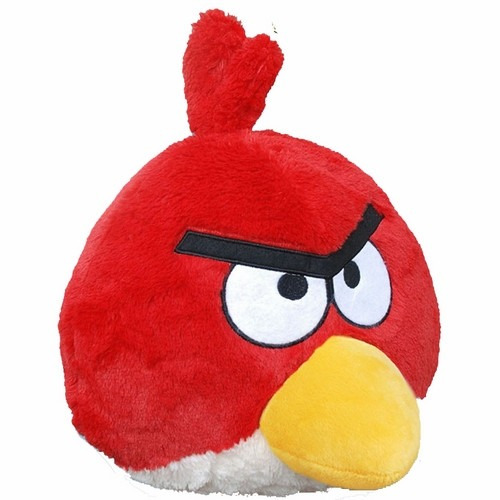 Peluche Angry Birds Rojo 10cm 