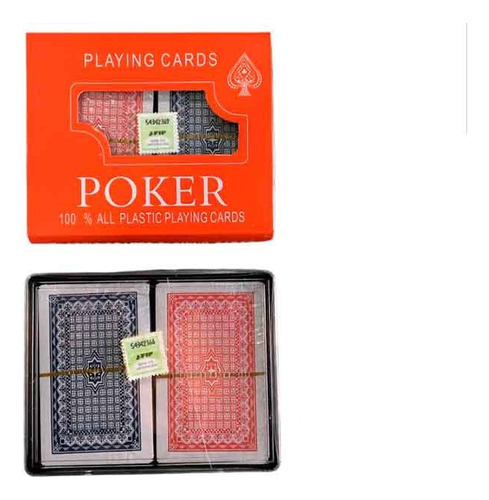 Cartas Poker 2 Mazos - Naipes Juego