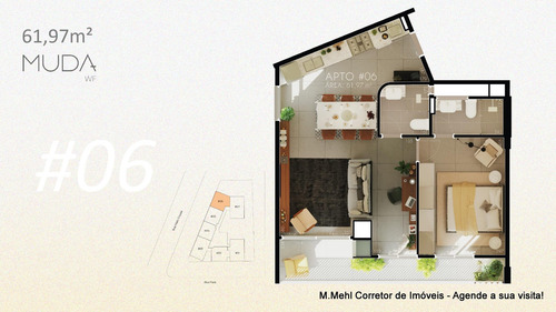 Imagem 22 de 30 de Apartamento Com 2 Dormitórios À Venda Com 58.24m² Por R$ 529.000,00 No Bairro Água Verde - Curitiba / Pr - M2av-emwf602