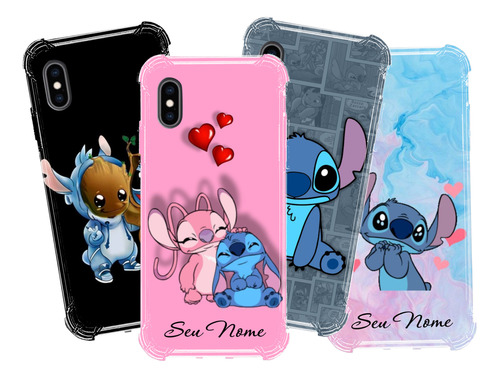 Capa Capinha Personalizada Com Nome Lilo Stitch