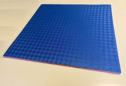 Imagen 4 de 9 de Baldosa Piso Goma Eva Encastrable Tatami 1x1 Mt 21mm Bicolor