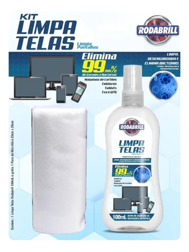 Kit Limpa Telas Rodabril*oferta* Celulares,tv's,tablet (un).