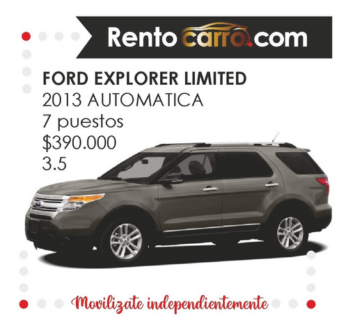 Imagen 1 de 10 de Alquiler Camioneta 7 Puestos