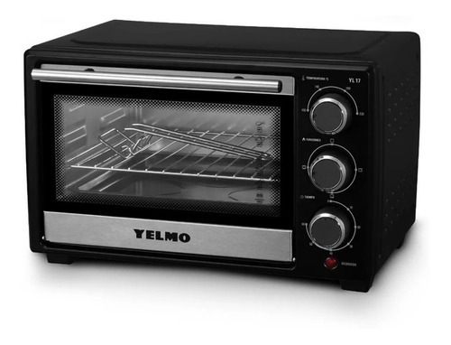 Horno Hornito Electrico Yelmo 17l Con Temporizador Potente