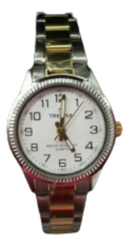 Reloj Tressa Dama Gol D Fondo Blanco