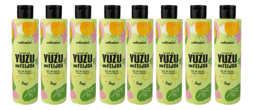 Pack 8 Gel De Ducha Natural Yuzu Y Feijoa, 300 Ml