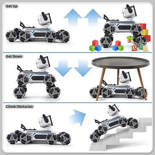 8wd Robot De Juguete Para Perros Y Niños De 6 A 13 Años