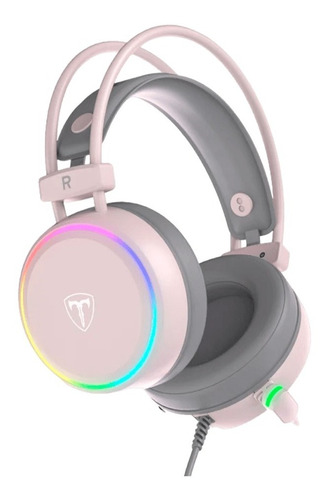 Headset T-dagger Sona Pink T-rgh304p Audio 7.1 Usb - Rgb