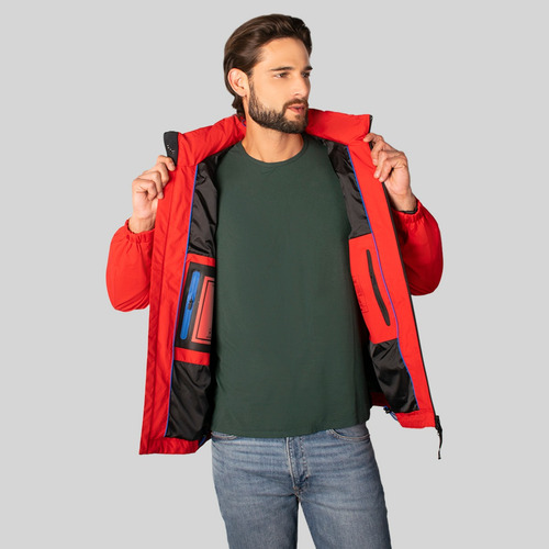 Chamarra Para Hombre Rompevientos Capucha Oculta Greenlander